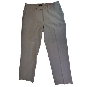 Pierre Cardin Mens Dress Pants 36x30 Gray Polyester Office‎ Career